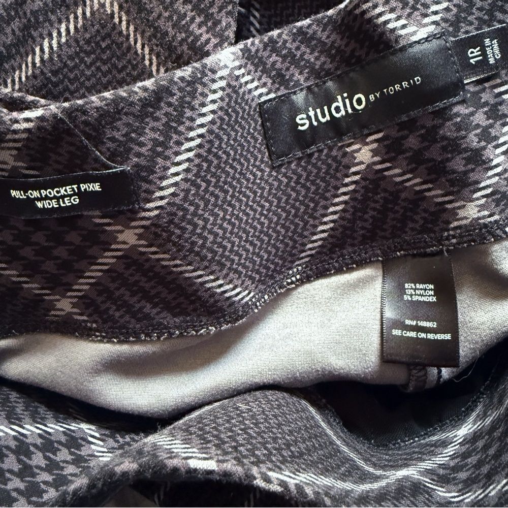 Torrid Studio Plaid Pixie Ponte Pants - image 2